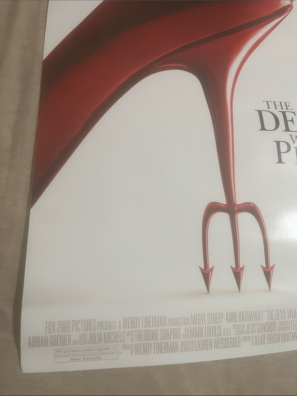 Devil Wears Prada Movie Poster 2006 1st First & Bonus 2nd container Anne Meryl - Picture 10 of 14